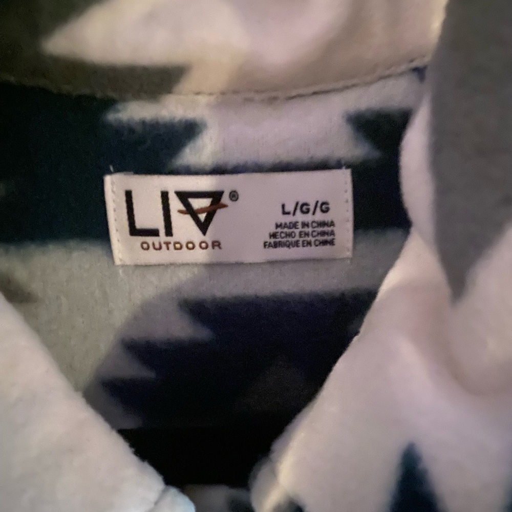 Geometric Patterned fleece Jacket - Picture 2 of 4